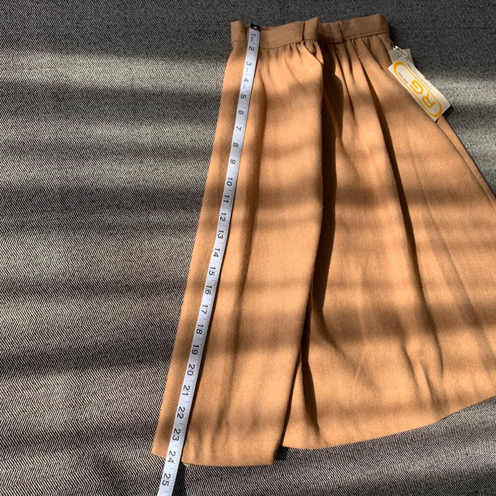 Wool Blend Vintage Skirt Youth Kids Girls Size 8 Medium, 23" Waist - Picture 13 of 15